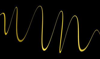 Abstract curve handwritten art design on black background. Drawing line pattern texture illustration template for banner, cover, surface, digital, flyer, print, advertising, idea, poster vector