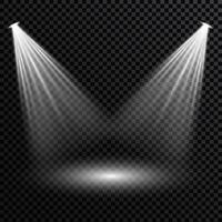 Effect sparkling stars light burst explosion, flickering and flashing lights. collection of different light effects on black background. transparent lens flares and lighting effects. design. vector