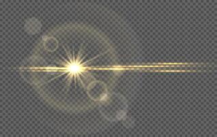 Effect sparkling stars light burst explosion, flickering and flashing lights. collection of different light effects on black background. transparent lens flares and lighting effects. design. vector