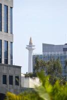 View of the city of Jakarta, Monas photo