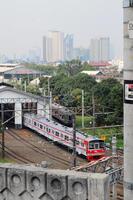 View of the city of Jakarta from a height photo