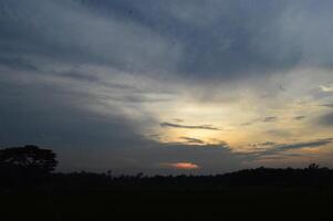 The view of the sky in the afternoon photo