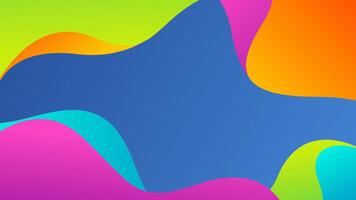 Beautiful gradient abstract dynamic background. Modern backdrop with colorful waving shapes. Suitable for Wallpapers, templates, banners, covers, web, pages, and others vector