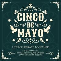 Simple Layout Cinco de Mayo Feed Post template