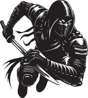 Ninja Assassin Fighter vector