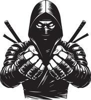 Ninja Assassin Fighter vector