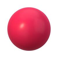 alta calidad 3d esfera ilustración. vibrante, brillante, y transparente orbe en rosado pastel colores. Perfecto para moderno, geométrico diseños versátil para arte, web, y gráfico proyectos vector