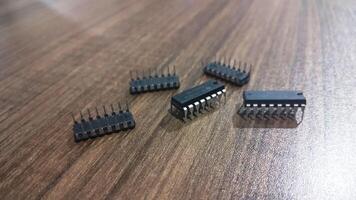 Collection of resistor electronic components photo