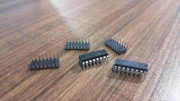 Collection of resistor electronic components photo