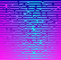 Abstract gradient background in the form of pink and blue stripes vector