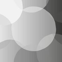 Abstract monochrome pattern in the form of gray transparent circles on a gray background vector
