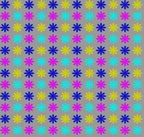 Texture in the form of a floral pattern of multi-colored flowers on a gray background vector