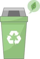 moderno verde ambiental ecología icono vector