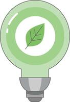 Modern green environmental ecology icon vector