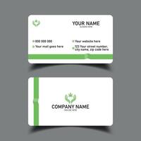 Elegant business card design vector