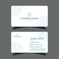 Elegant business card design vector