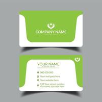 Elegant business card design vector