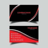 Elegant business card design vector