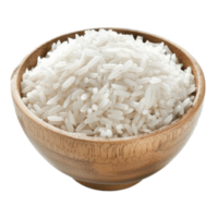 fermer coup de bol rempli avec blanc riz png
