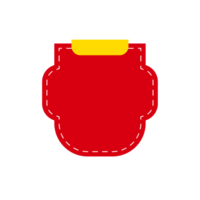 rood banier etiket voor uitverkoop Promotie ontwerp png