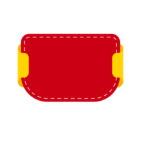 rosso bandiera etichetta per vendita promozione design png