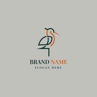 Bird logo design template. Bird logo design. Bird logo template vector