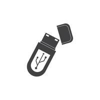 USB data transfer icon vector