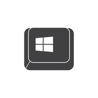Keyboard icon flat design vector