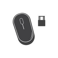 Computer mouse icon vector