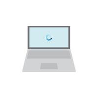 Computer icon flat design vector