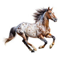 domestic animal horse of the appaloosa breed png