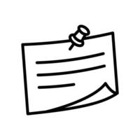 notes icon design template simple and clean vector