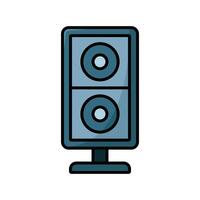 music speaker icon design template simple and clean vector