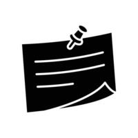 notes icon design template simple and clean vector