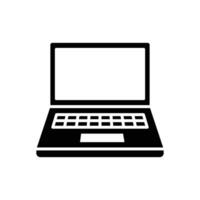 laptop icon design template simple and clean vector