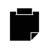 notes icon design template simple and clean vector