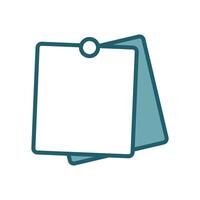notes icon design template simple and clean vector