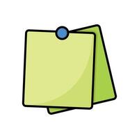 notes icon design template simple and clean vector