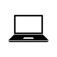 laptop icon design template simple and clean vector
