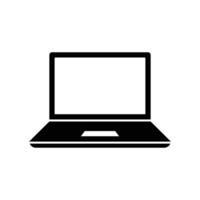 laptop icon design template simple and clean vector