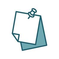 notes icon design template simple and clean vector