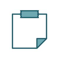 notes icon design template simple and clean vector