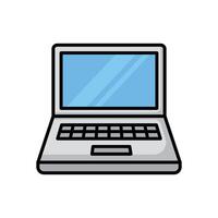 laptop icon design template simple and clean vector