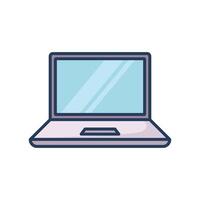 laptop icon design template simple and clean vector