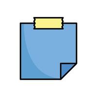 notes icon design template simple and clean vector