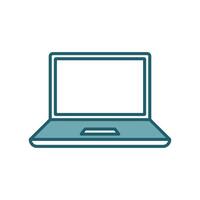 laptop icon design template simple and clean vector