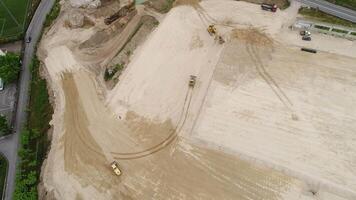 Construction site Aerial View video