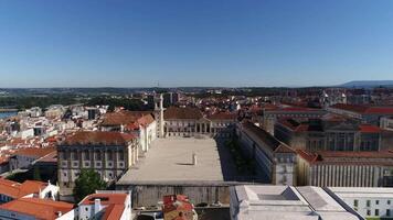 coimbra le Portugal aérien vue video