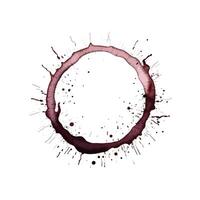 vino manchar circulo ilustración vector