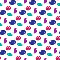 Funny Dots Seamless Pattern Design vector